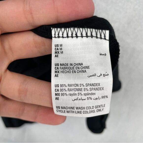 Bar III Bodycon Runched Studded Longsleeve Dress NWT M - Picture 6 of 6